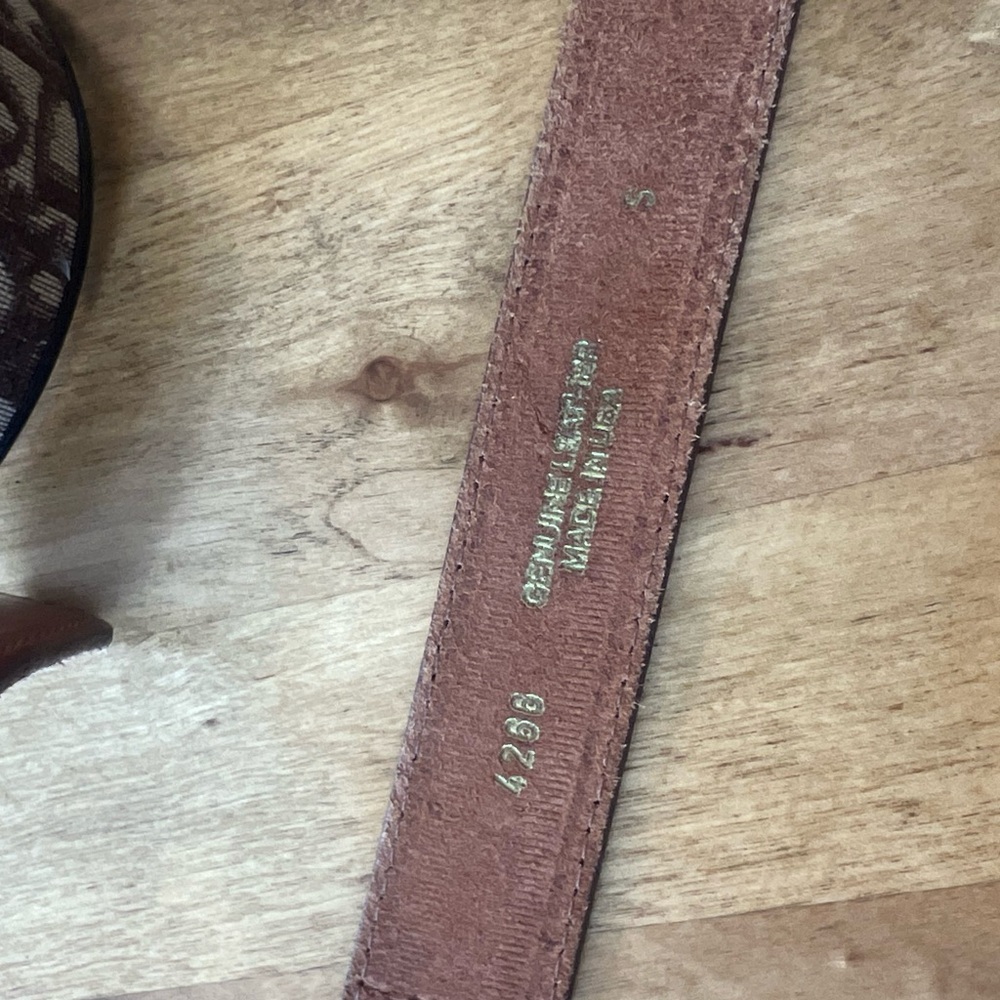Dior Trotter And Leather Belt - Picture 7 of 9